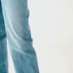 Women's Puff Sleeve Sweatshirt | Blue | Boatneck | Long Sleeve | Soft Cotton Bamboo