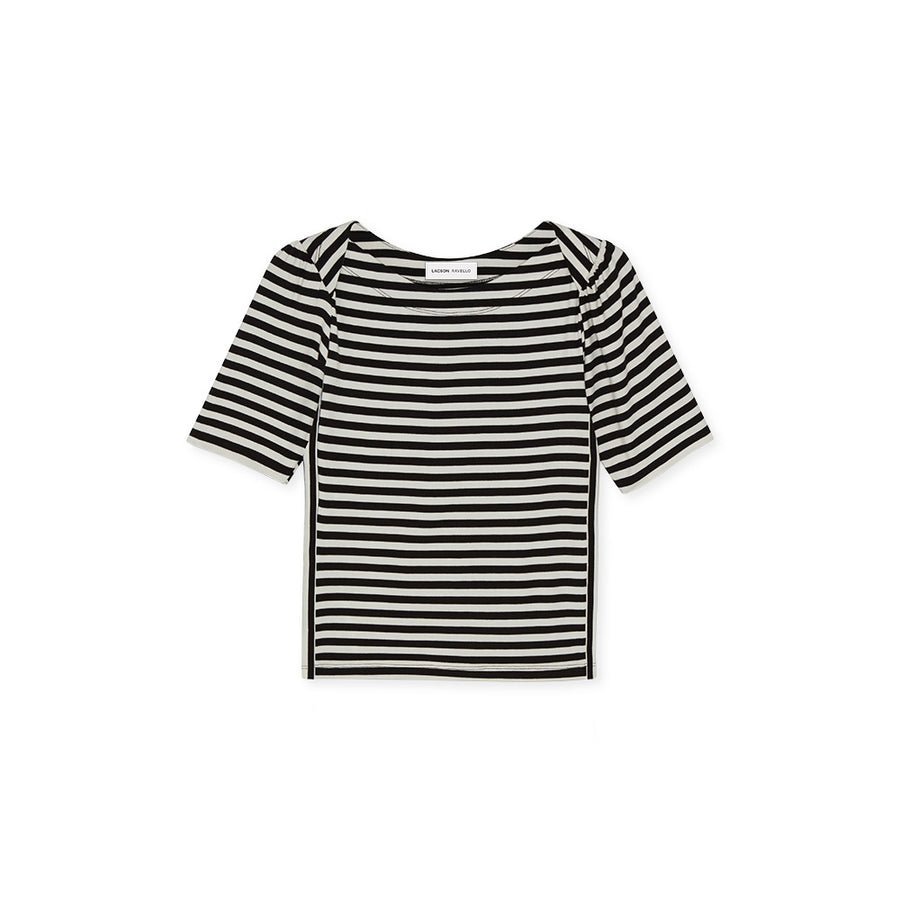 Stripe Black and White Shirt | Black and White Striped T Shirt Women 
