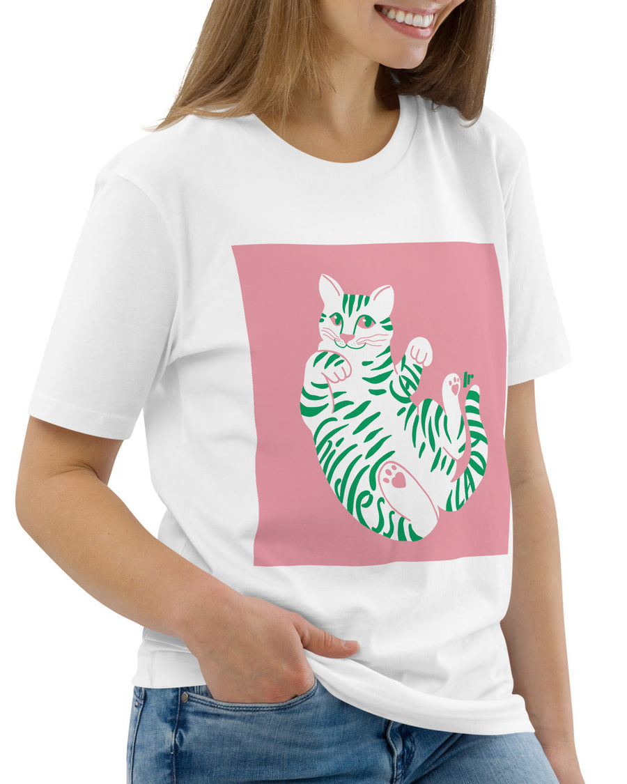 Childless Cat Lady Tee - Pink/Green | Kamala Harris Tee | Lacson Ravello