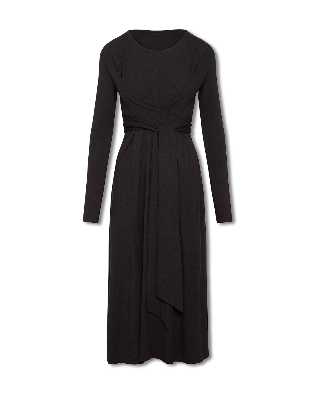 Tie front midi dress - Tie front maxi dress - Lacson Ravello