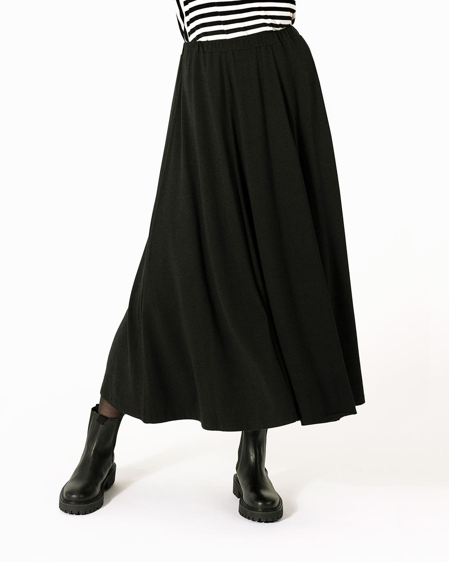 Midi skirt black - Midi skirt women - Lacson Ravello