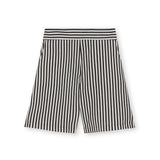 Livia Bermuda Shorts - Black and White Stripe