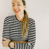 Marinière Black and White Striped Tee