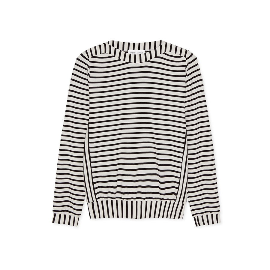 striped, sweatshirt, crewneck, top - lacson ravello